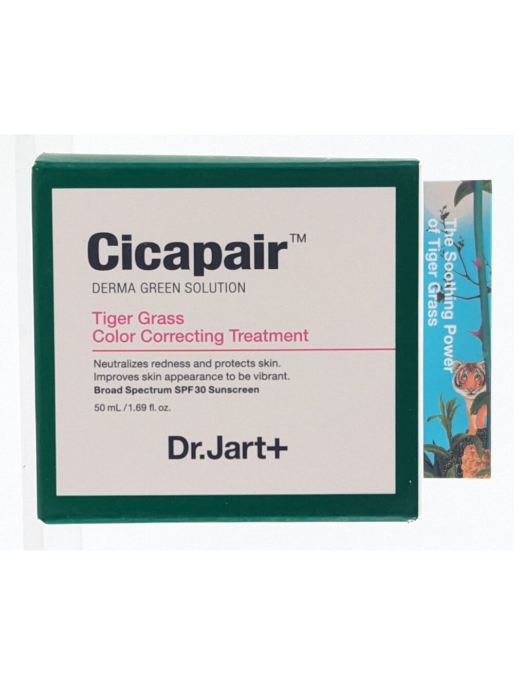 Dr.Jart+ Cicapair Tiger Grass Color Correcting Treatment SPF30 1.69 oz - NEW